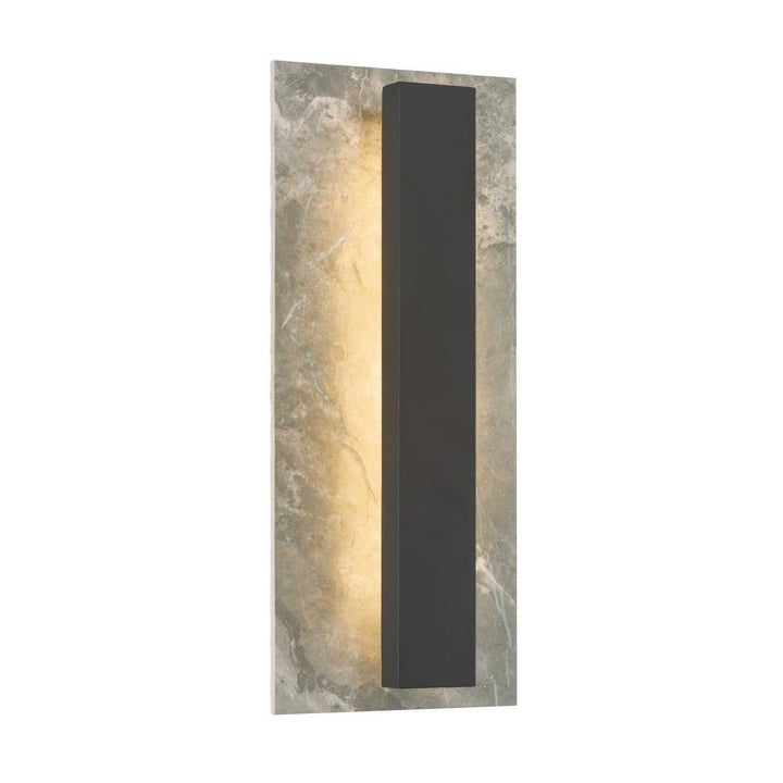 Avenelle LED Outdoor Wall Sconce in Sand Coal Black Minka-Lavery
