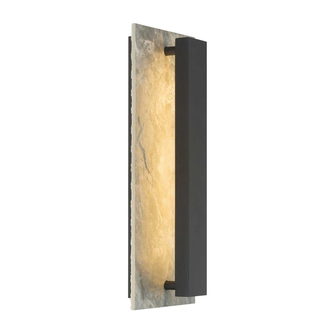 Avenelle LED Outdoor Wall Sconce in Sand Coal Black Minka-Lavery