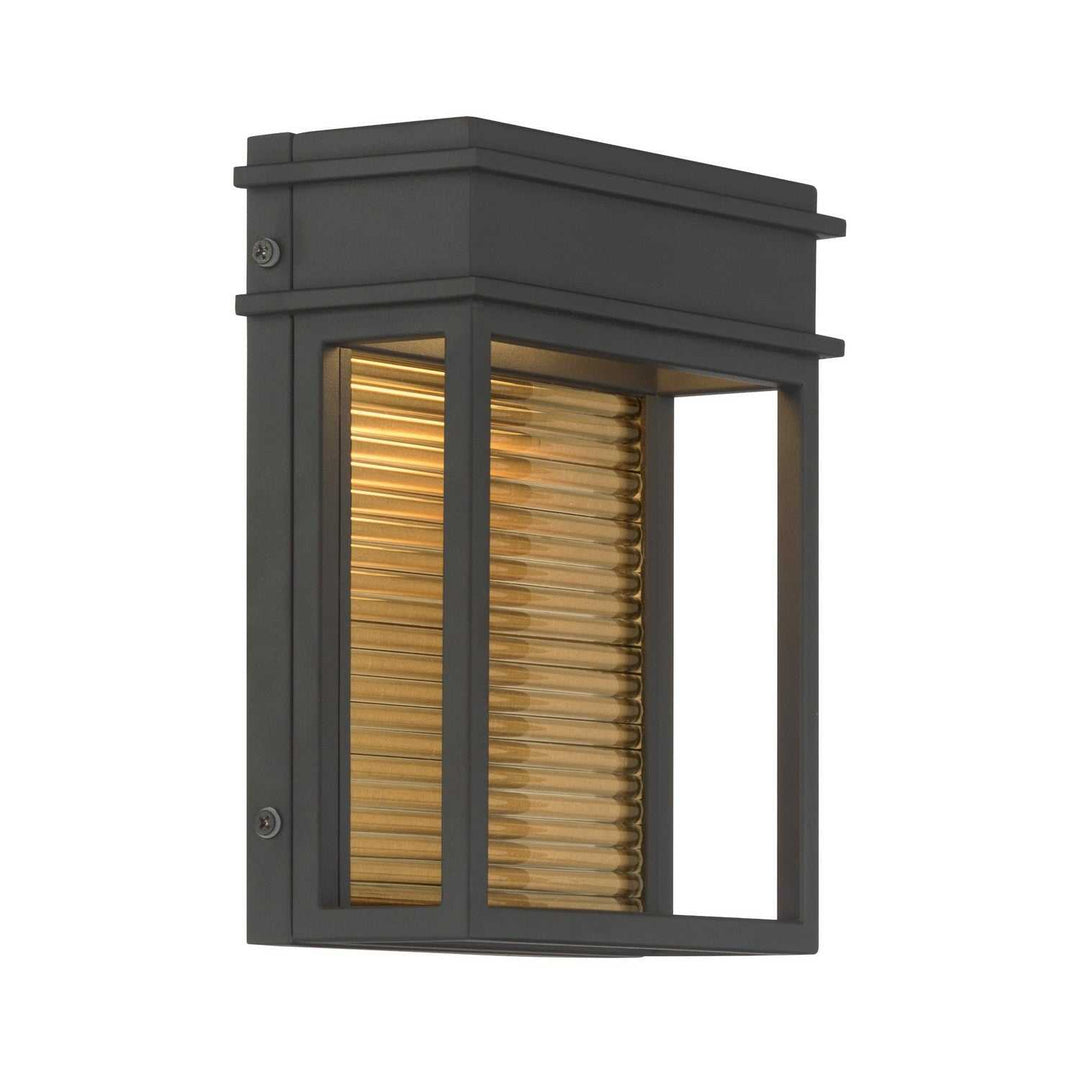 Clyne LED Outdoor Wall Sconce in Sand Coal Black Minka-Lavery