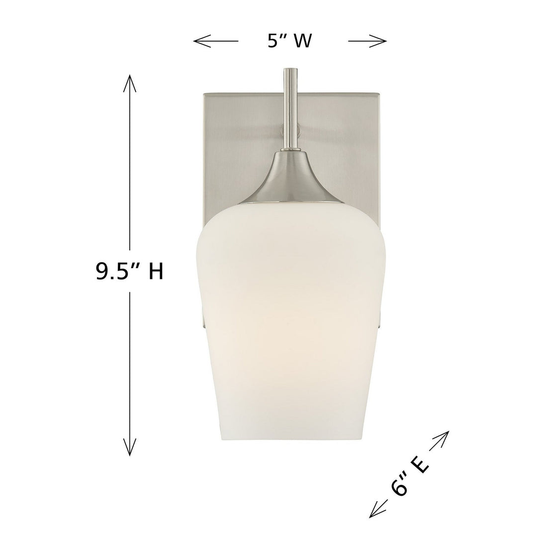 Savoy House - 9-6030-1-SN - One Light Wall Sconce - Octave - Satin Nickel
