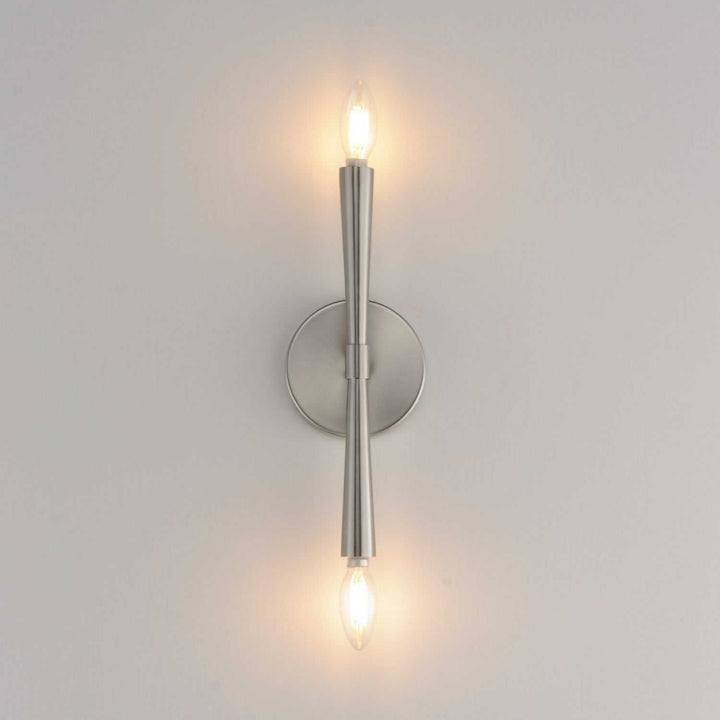 Maxim - 24620SN - Two Light Wall Sconce - Rome - Satin Nickel