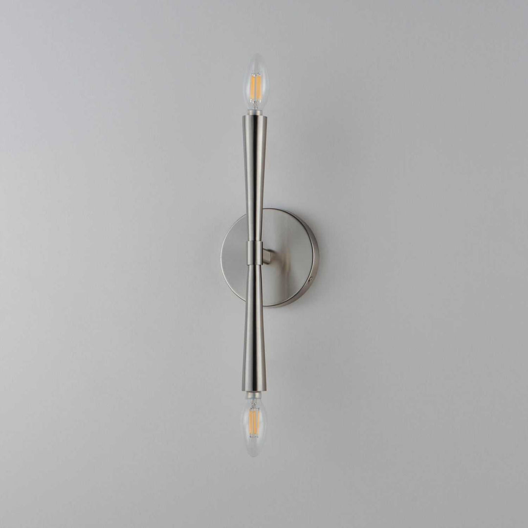 Maxim - 24620SN - Two Light Wall Sconce - Rome - Satin Nickel
