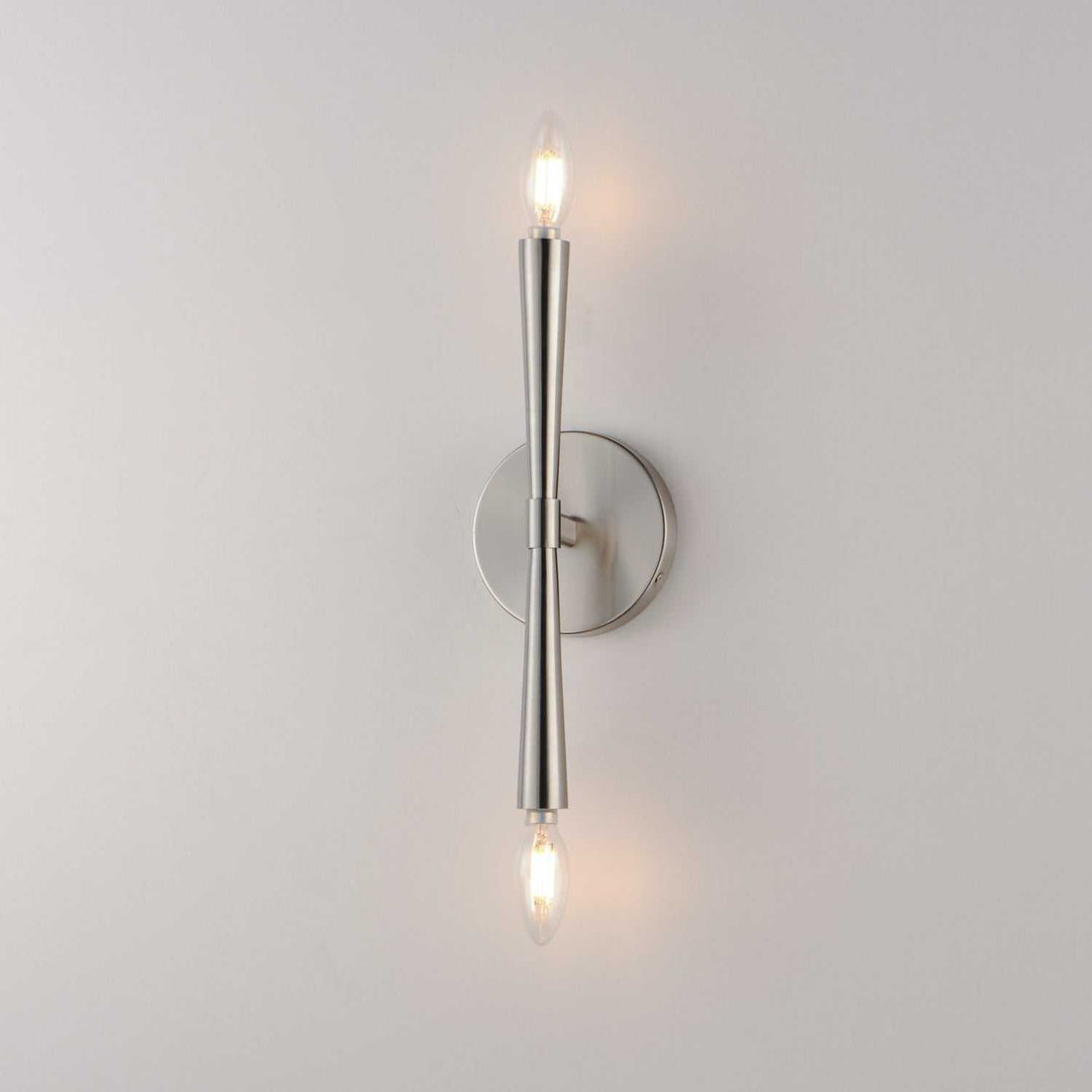 Maxim - 24620SN - Two Light Wall Sconce - Rome - Satin Nickel