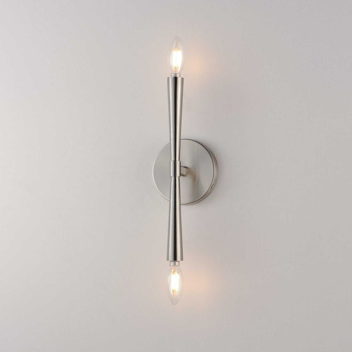Maxim - 24620SN - Two Light Wall Sconce - Rome - Satin Nickel