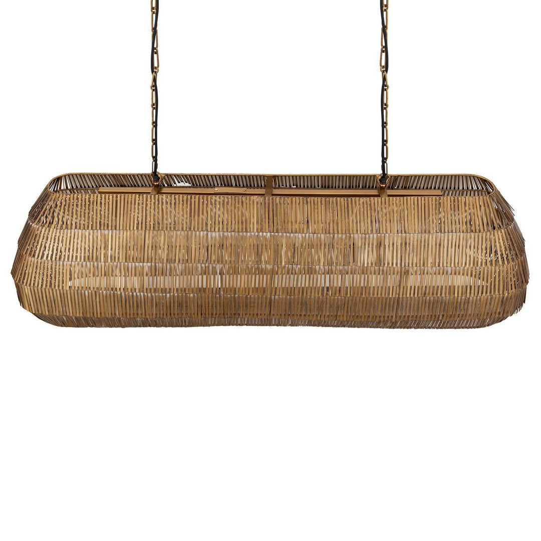 Maxim - 29185AB - Five Light Linear Pendant - Gilda - Antique Brass