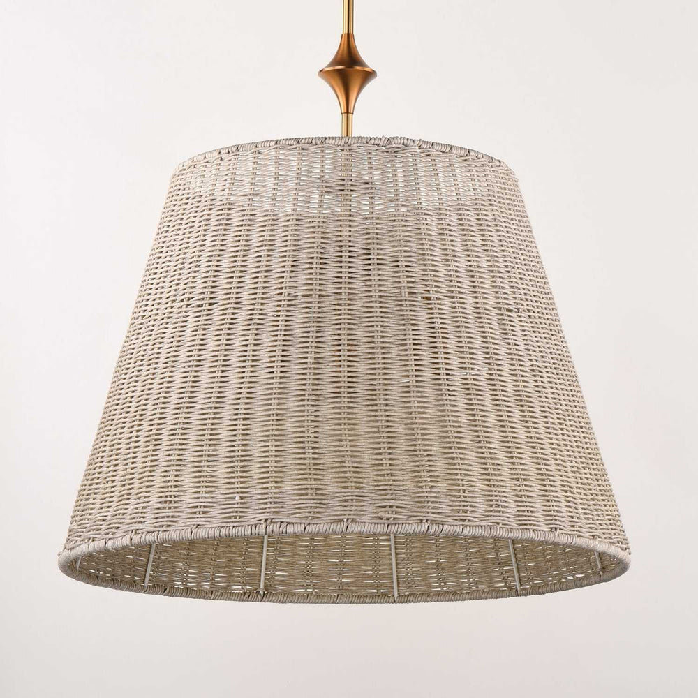 Maxim - 21488WWTNAB - Three Light Pendant - Baja - Natural Aged Brass