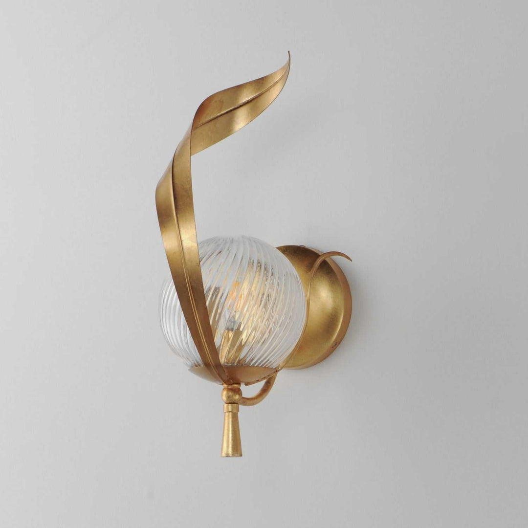 Maxim - 28711CRGL - One Light Wall Sconce - Firenze - Gold Leaf