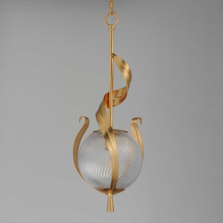 Maxim - 28712CRGL - One Light Pendant - Firenze - Gold Leaf