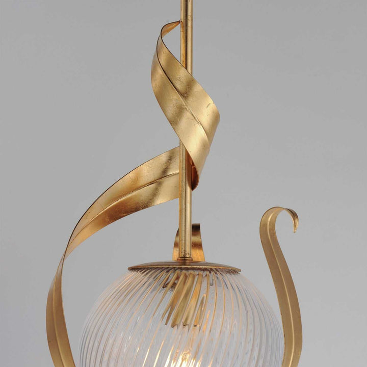 Maxim - 28712CRGL - One Light Pendant - Firenze - Gold Leaf