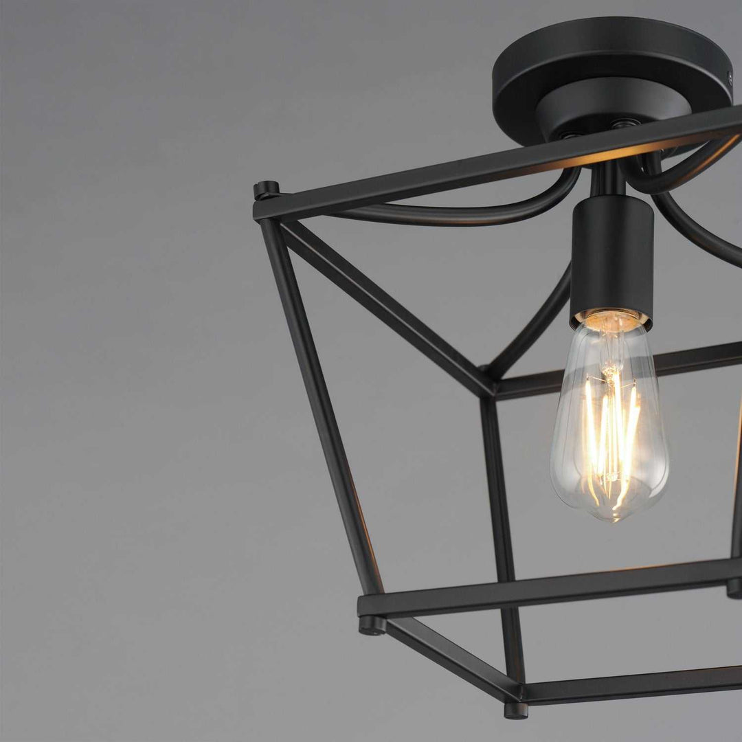 Maxim - 25311BK - One Light Pendant / Semi-Flush - Clifton - Black
