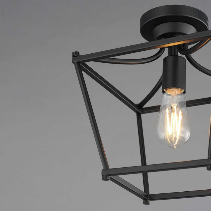 Maxim - 25311BK - One Light Pendant / Semi-Flush - Clifton - Black