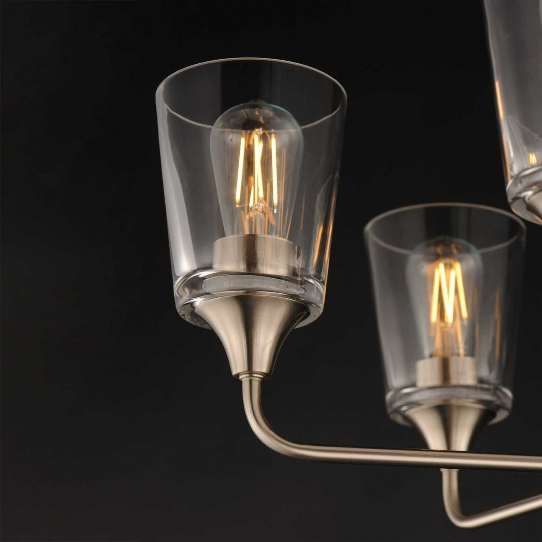 Maxim - 12875CLSN - Five Light Chandelier - Hudson - Satin Nickel
