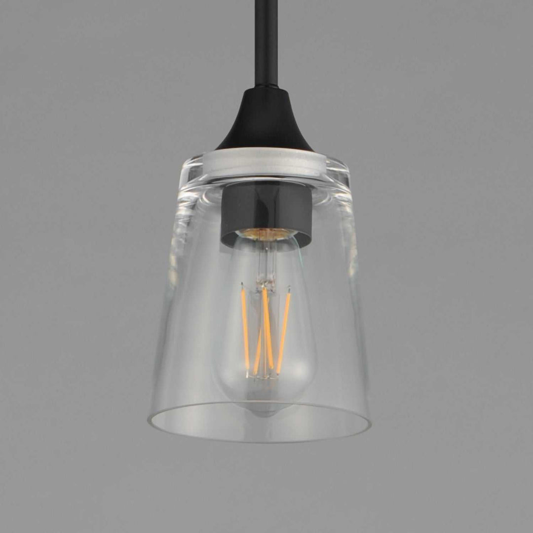 Maxim - 92880CLBK - One Light Pendant - Hudson - Black