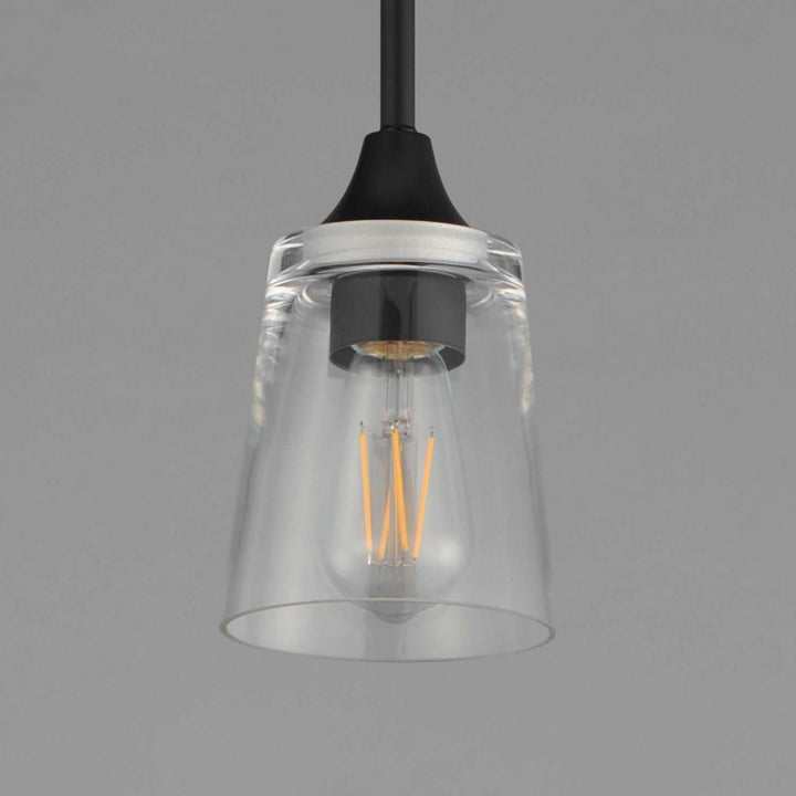 Maxim - 92880CLBK - One Light Pendant - Hudson - Black