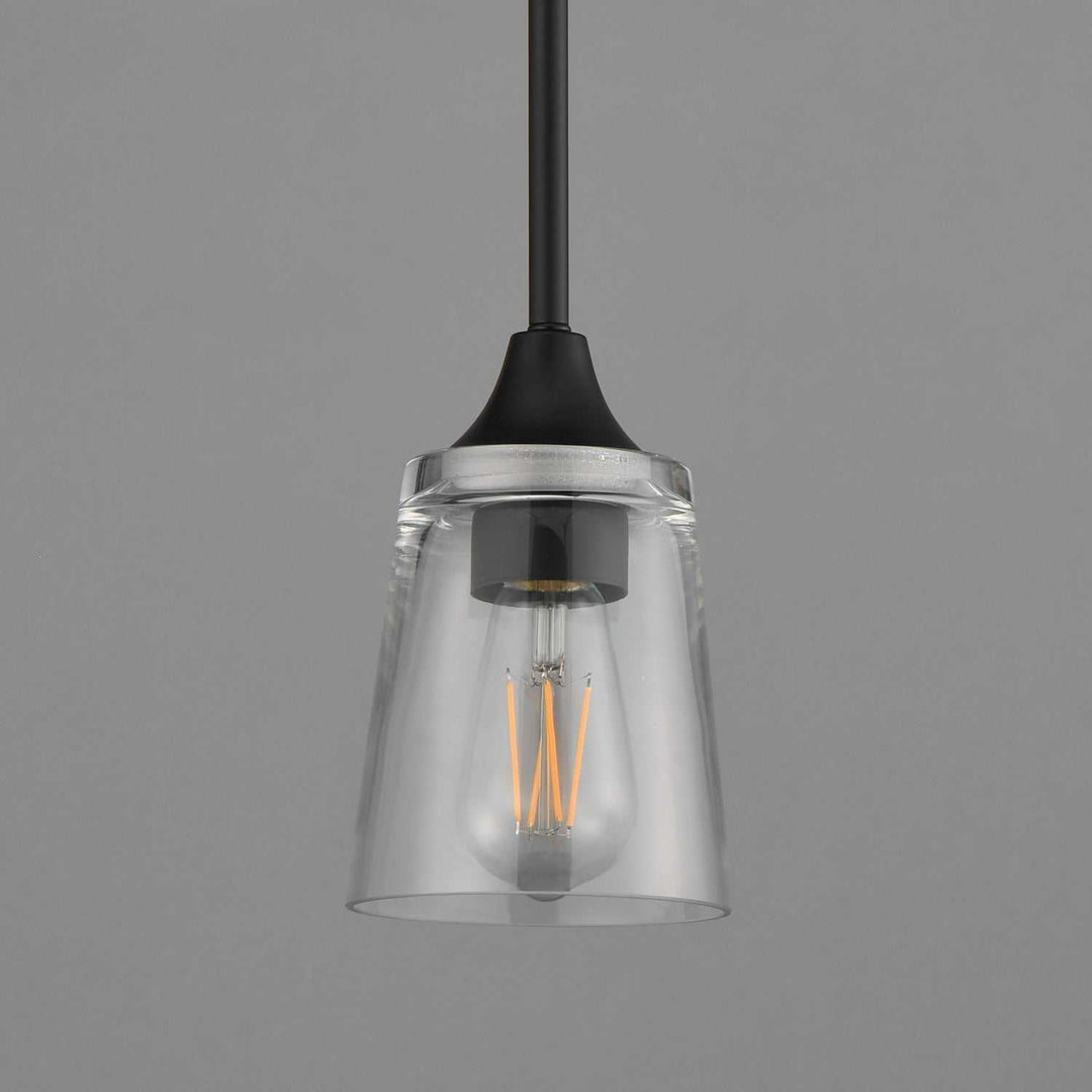 Maxim - 92880CLBK - One Light Pendant - Hudson - Black