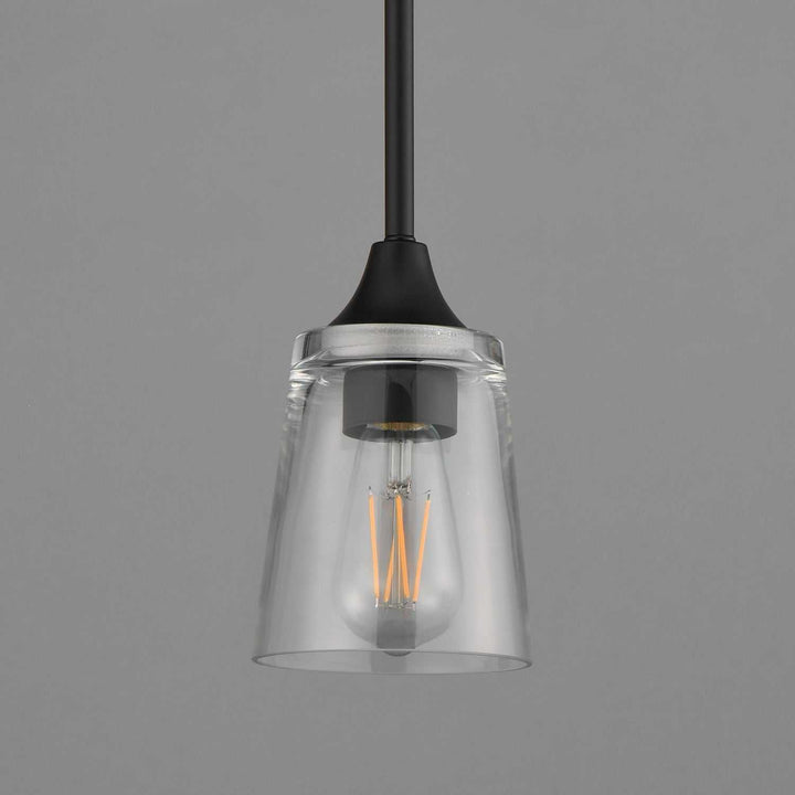 Maxim - 92880CLBK - One Light Pendant - Hudson - Black