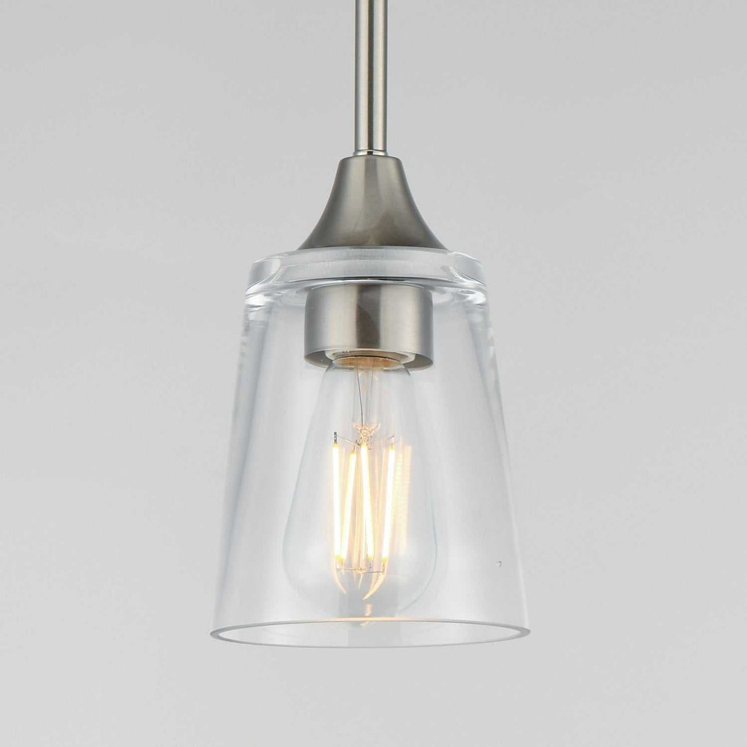 Maxim - 92880CLSN - One Light Pendant - Hudson - Satin Nickel