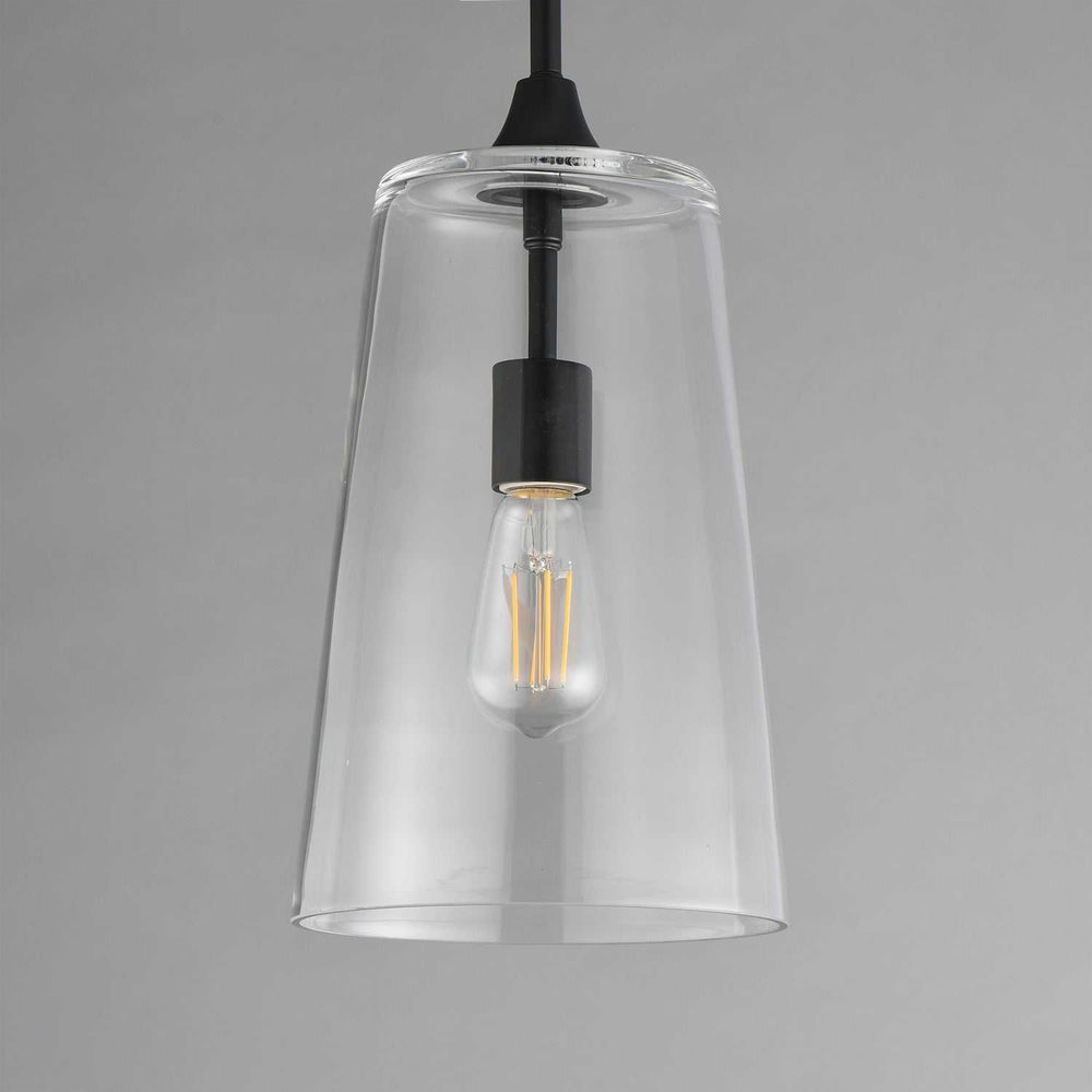 Maxim - 12886CLBK - One Light Pendant - Hudson - Black