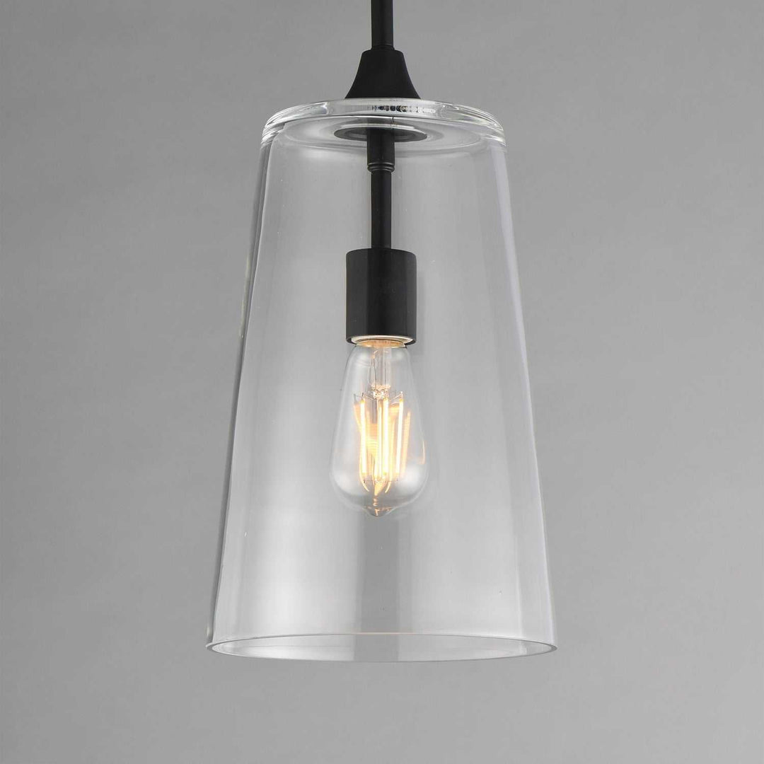 Maxim - 12886CLBK - One Light Pendant - Hudson - Black
