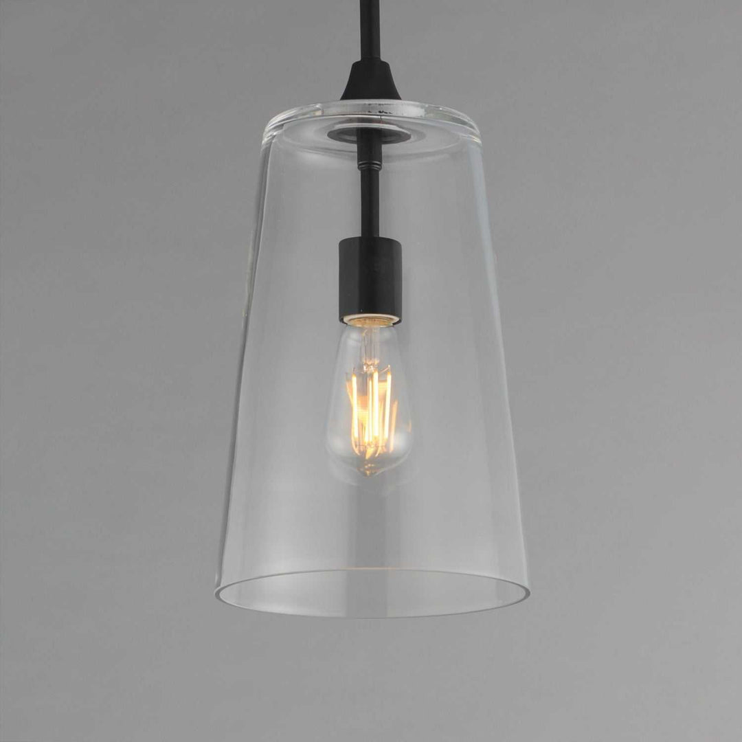 Maxim - 12886CLBK - One Light Pendant - Hudson - Black