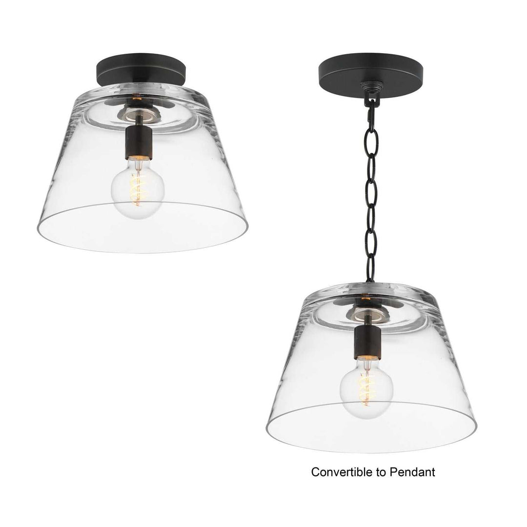 Maxim - 12880CLBK - One Light Pendant - Hudson - Black