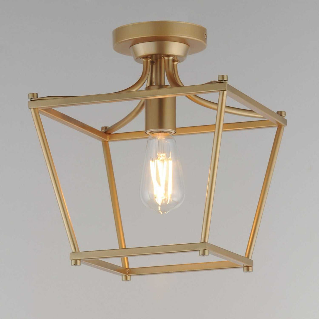 Maxim - 25311NAB - One Light Pendant / Semi-Flush - Clifton - Natural Aged Brass