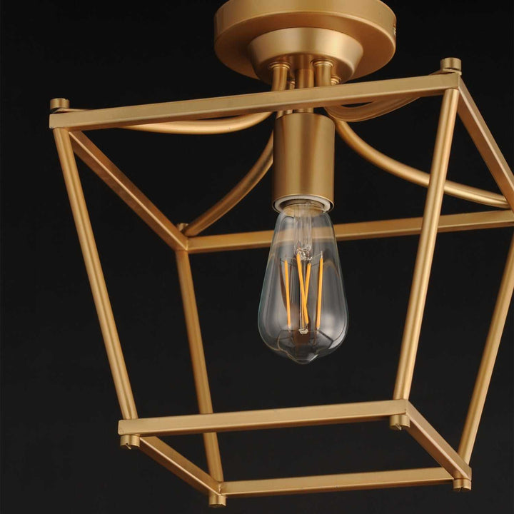 Maxim - 25311NAB - One Light Pendant / Semi-Flush - Clifton - Natural Aged Brass