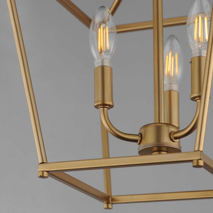 Maxim - 25313NAB - Three Light Pendant - Clifton - Natural Aged Brass