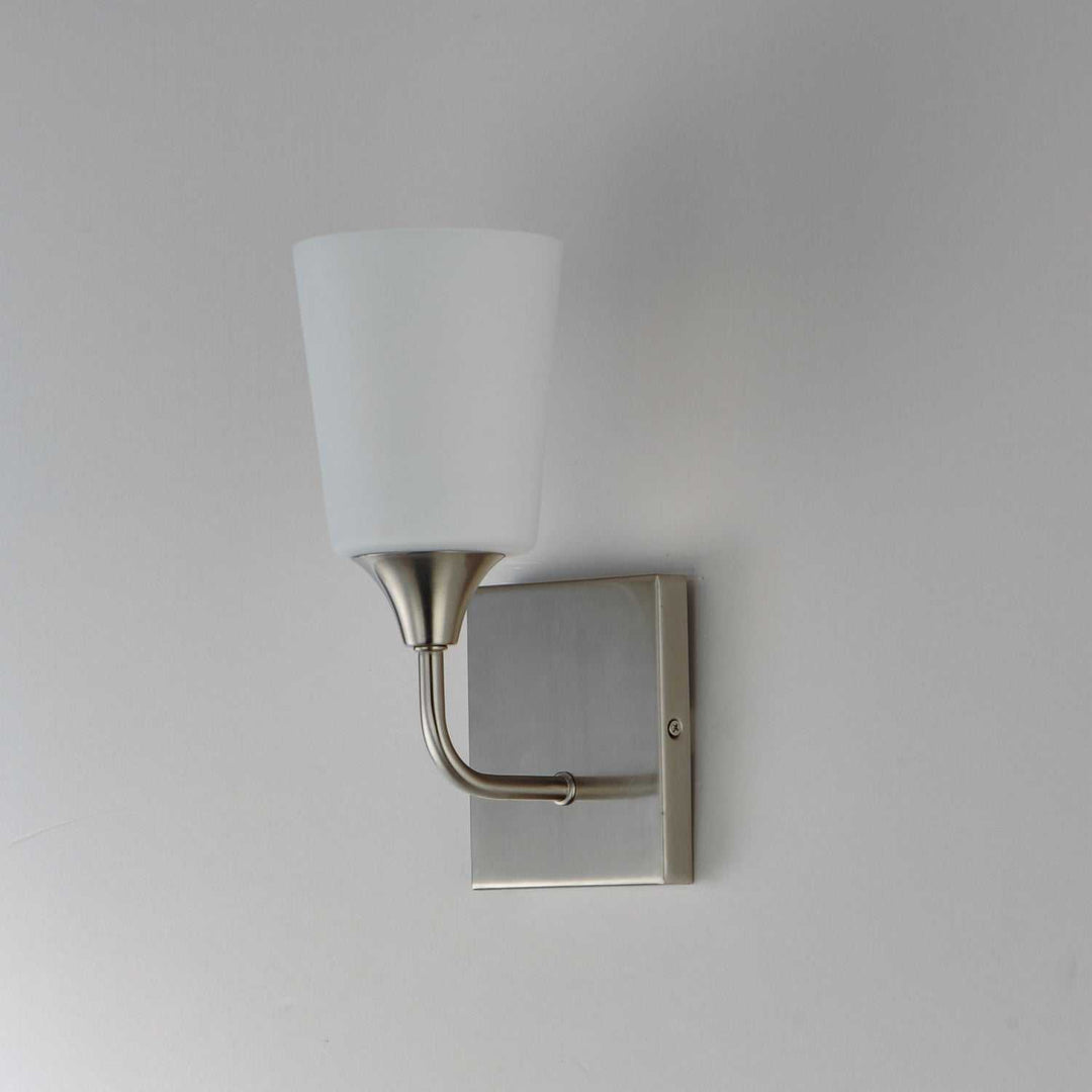 Maxim - 12881SWSN - One Light Wall Sconce - Hudson - Satin Nickel
