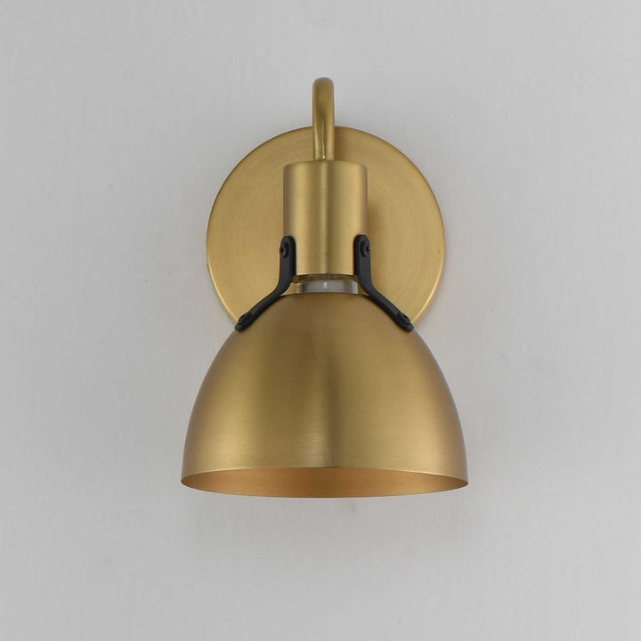 Maxim - 12341SBR - One Light Wall Sconce - Dusk - Satin Brass