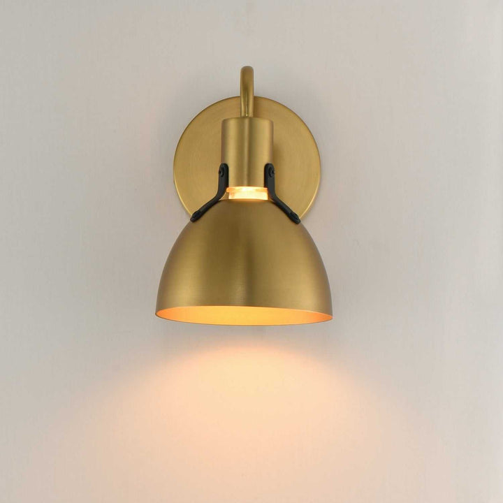 Maxim - 12341SBR - One Light Wall Sconce - Dusk - Satin Brass