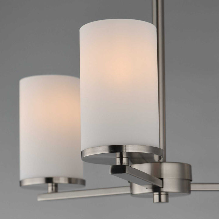 Maxim - 10287SWSN - Three Light Chandelier - Lateral - Satin Nickel