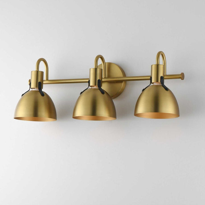 Maxim - 12343SBR - Three Light Wall Sconce - Dusk - Satin Brass