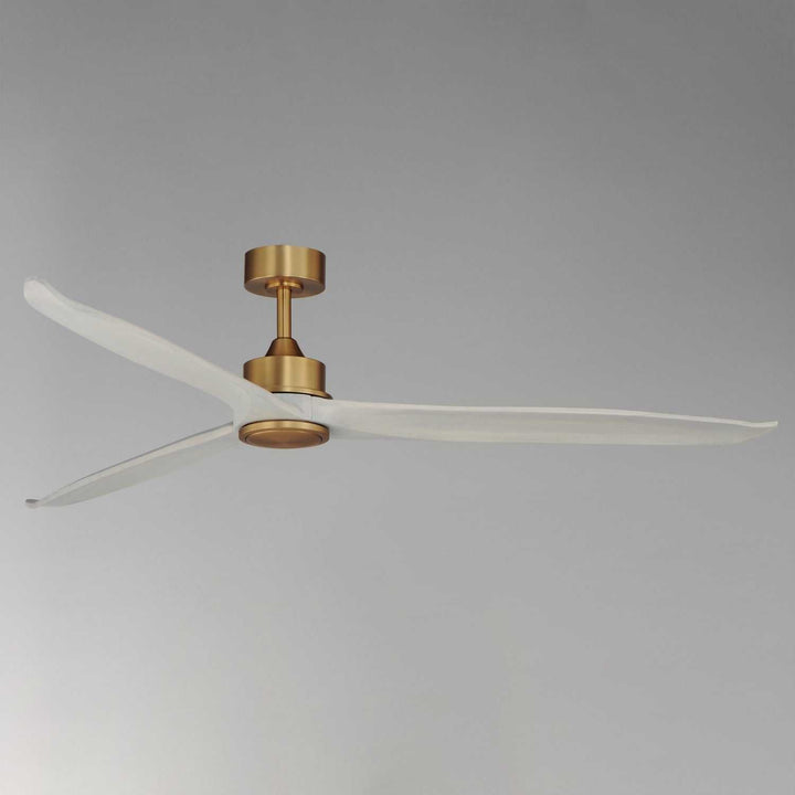 Maxim - 88833WTNABWWT - 72" Ceiling Fan - Woodwind - Natural Aged Brass