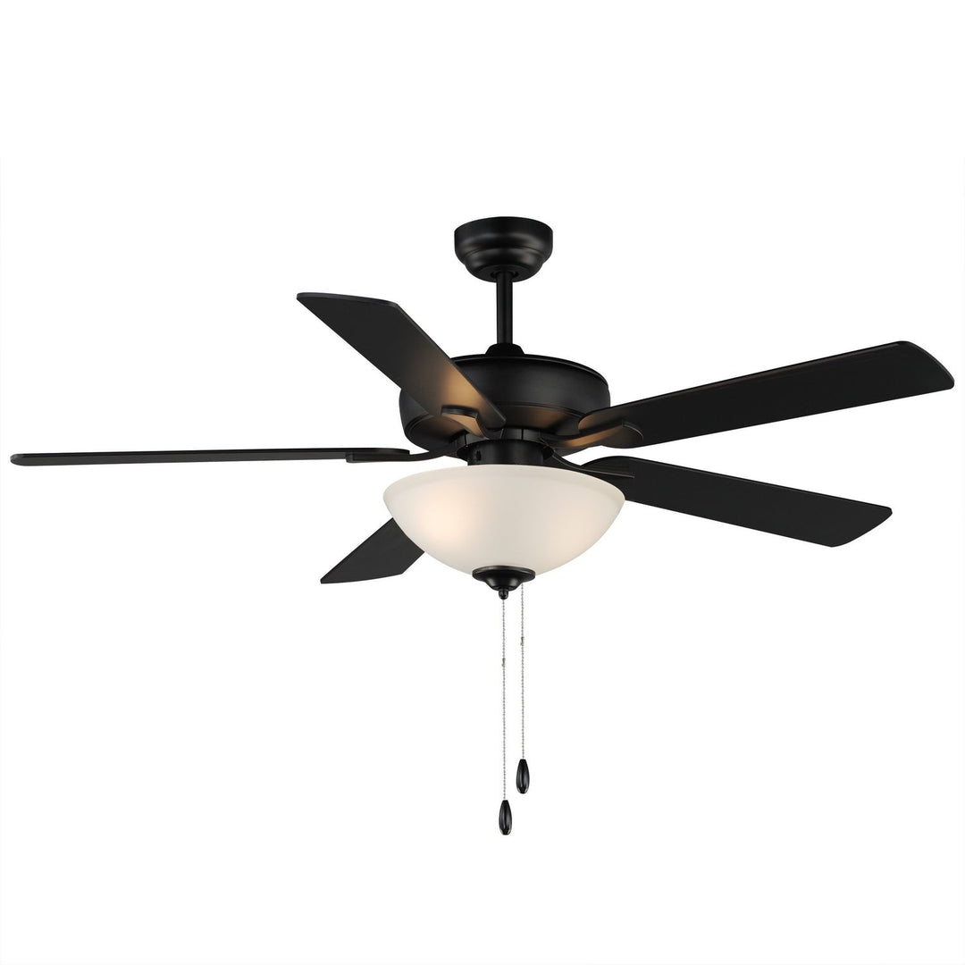 Super-Max 52" Ceiling Fan in Black Maxim