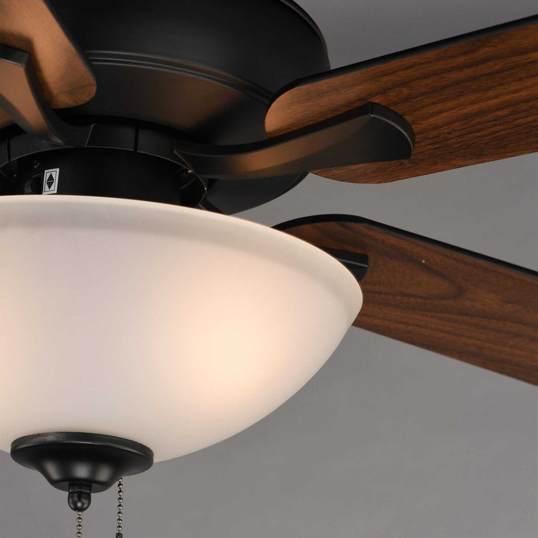 Super-Max 52" Ceiling Fan in Black Maxim