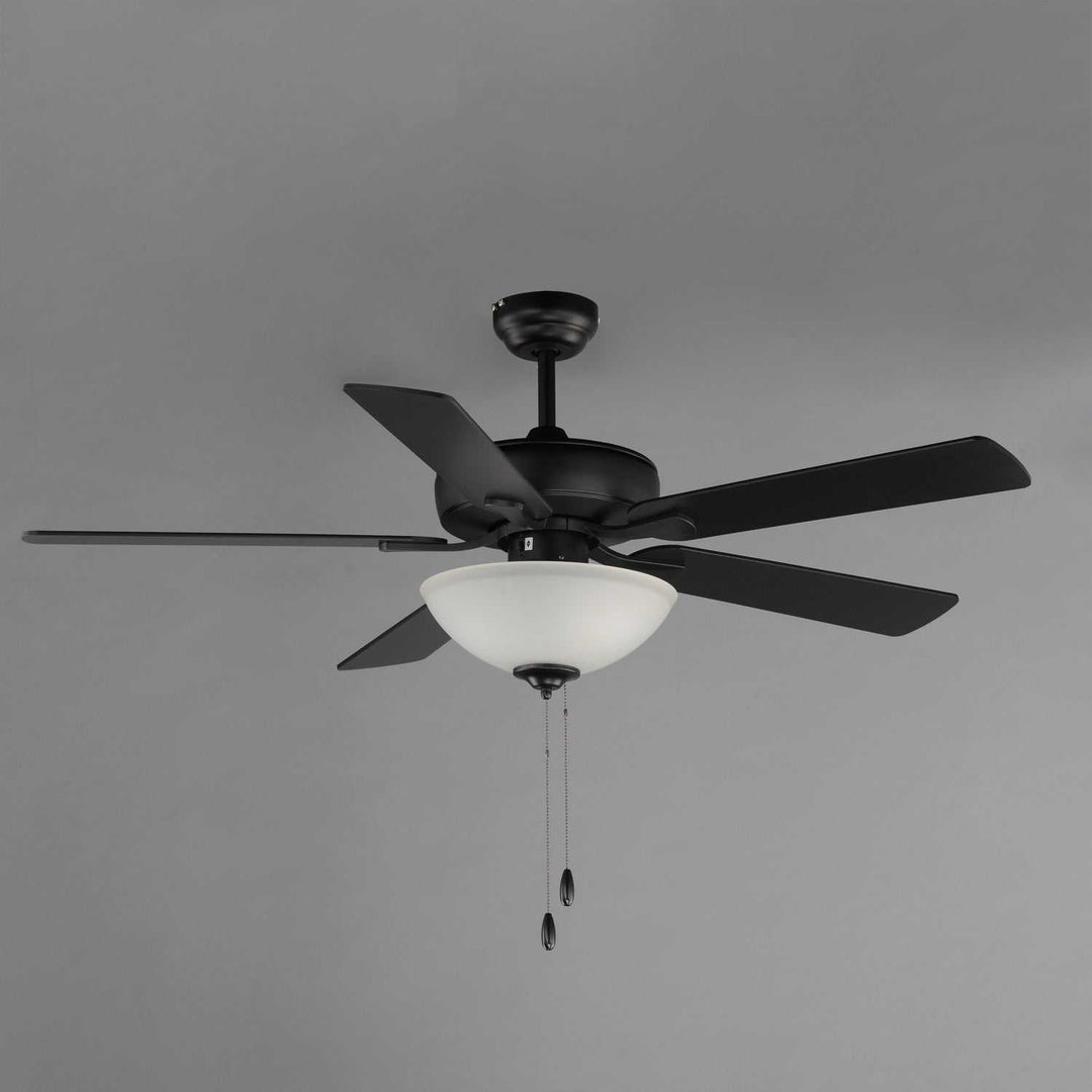 Super-Max 52" Ceiling Fan in Black Maxim