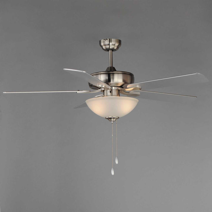 Maxim - 88936SWSN - 52" Ceiling Fan - Super-Max - Satin Nickel