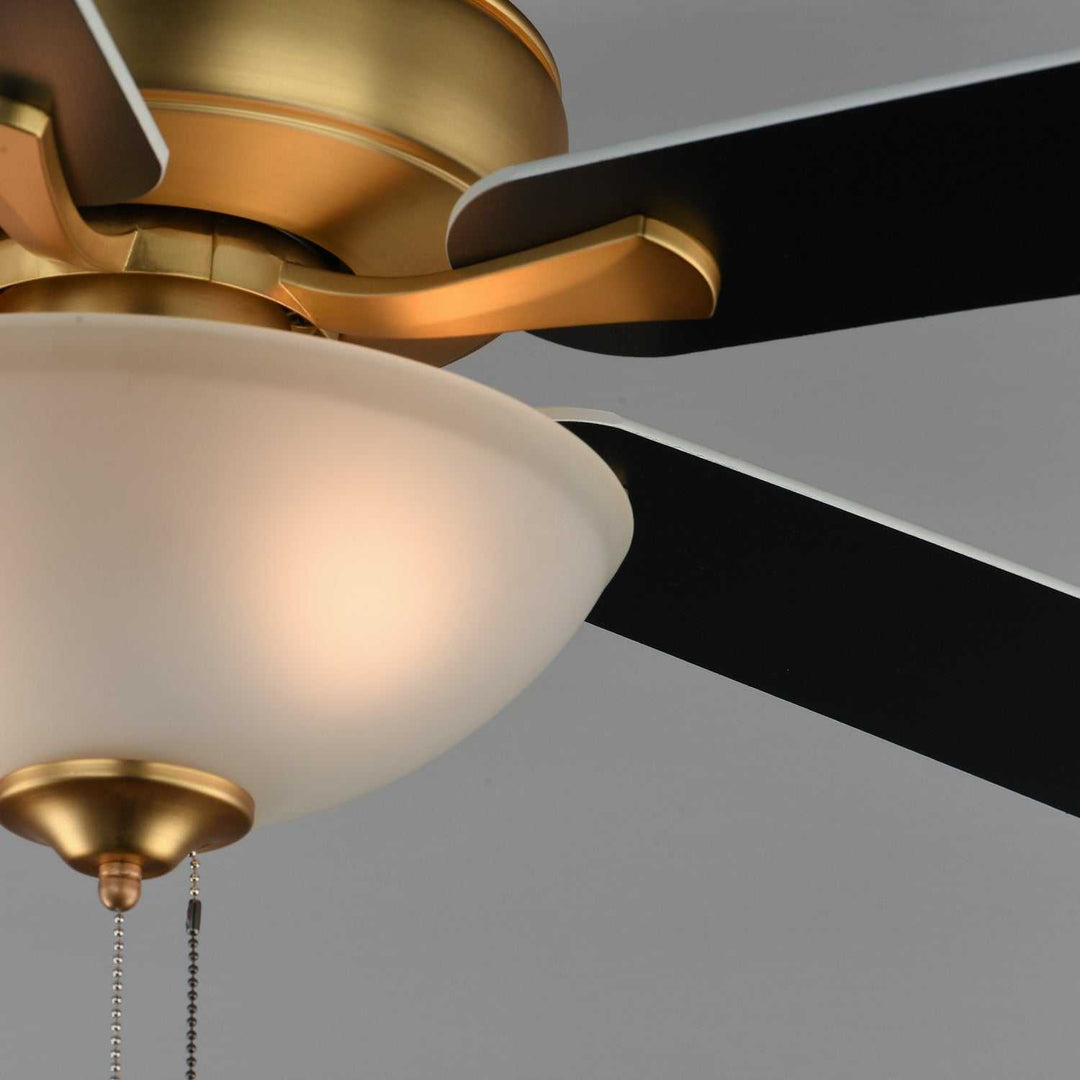 Maxim - 88936SWNAB - 52" Ceiling Fan - Super-Max - Natural Aged Brass
