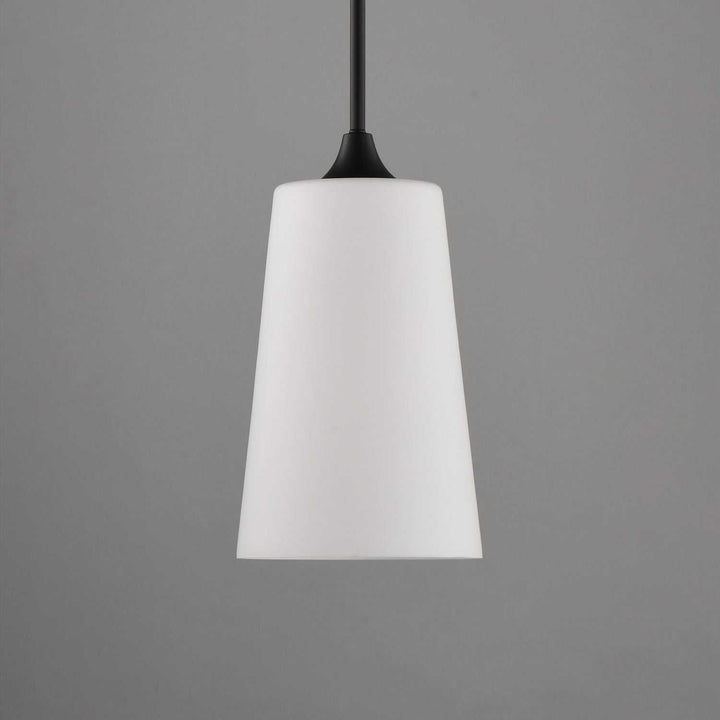Maxim - 12886SWBK - One Light Pendant - Hudson - Black