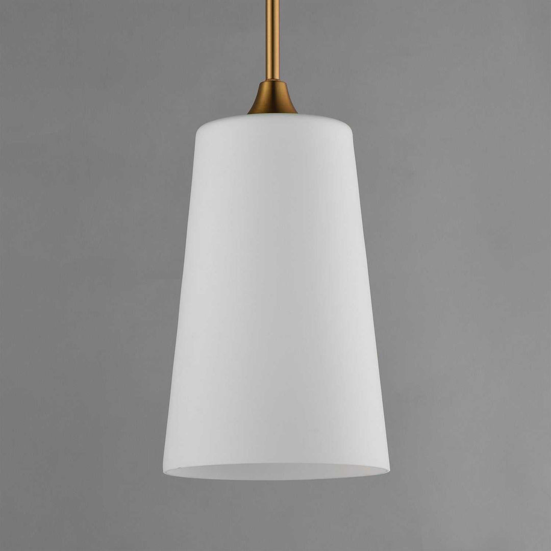 Maxim - 12886SWNAB - One Light Pendant - Hudson - Natural Aged Brass