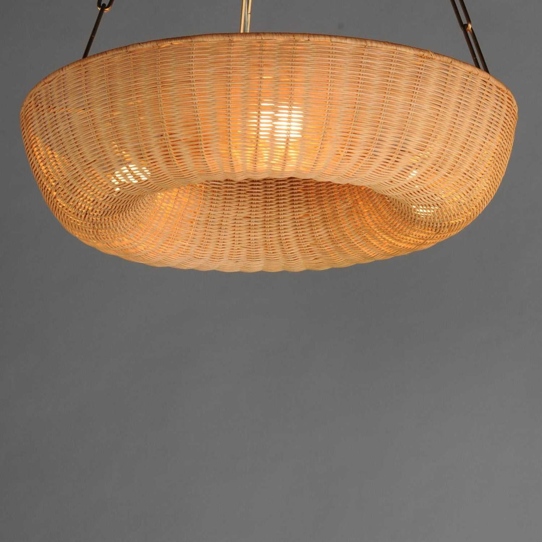 Maxim - 14312NANAB - Three Light Pendant - Bower - Natural Aged Brass
