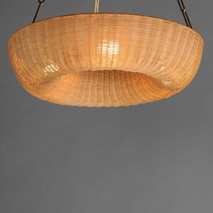 Maxim - 14312NANAB - Three Light Pendant - Bower - Natural Aged Brass