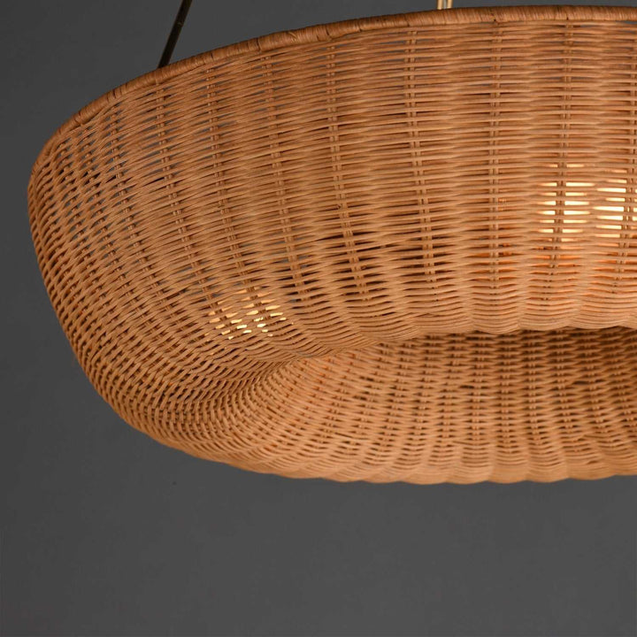 Maxim - 14312NANAB - Three Light Pendant - Bower - Natural Aged Brass