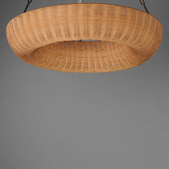 Maxim - 14313NANAB - Five Light Pendant - Bower - Natural Aged Brass