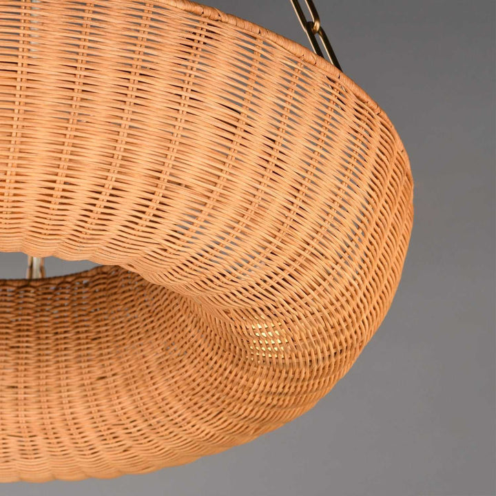 Maxim - 14313NANAB - Five Light Pendant - Bower - Natural Aged Brass