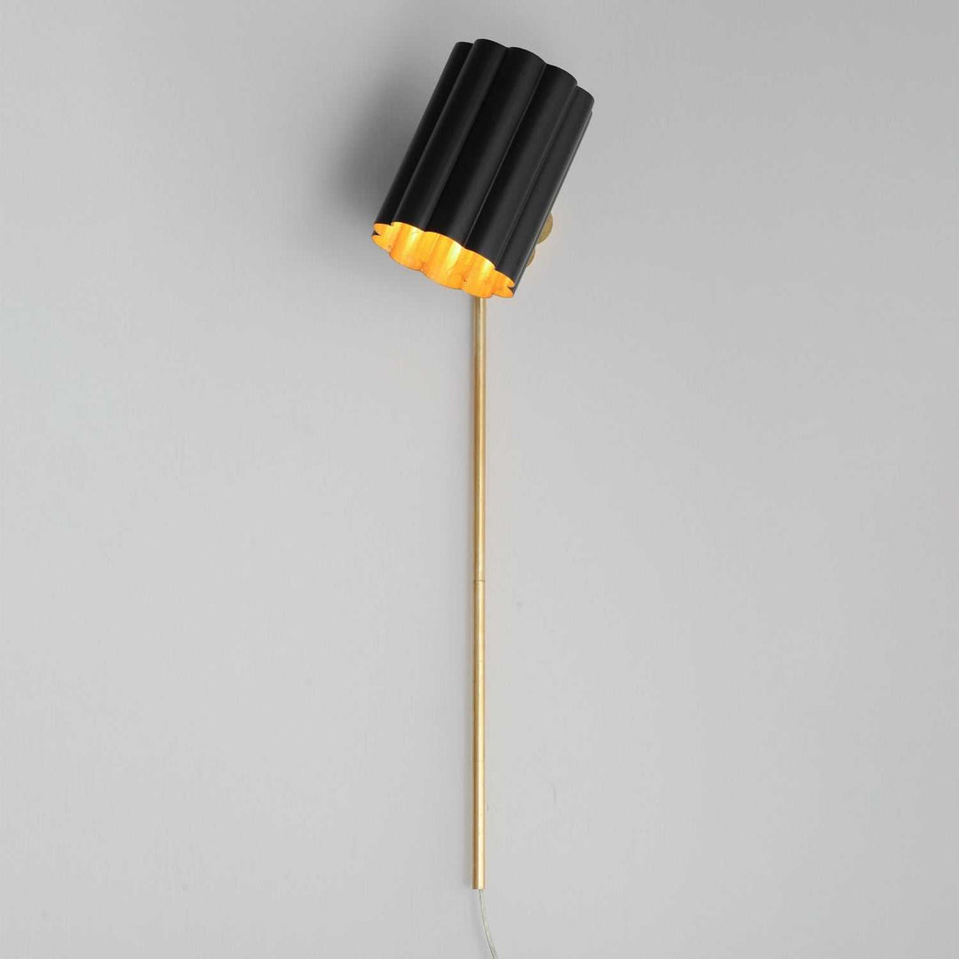 Primrose One Light Wall Sconce in Gold Leaf Maxim