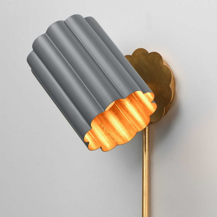 Maxim - 18050DGGL - One Light Wall Sconce - Primrose - Gold Leaf