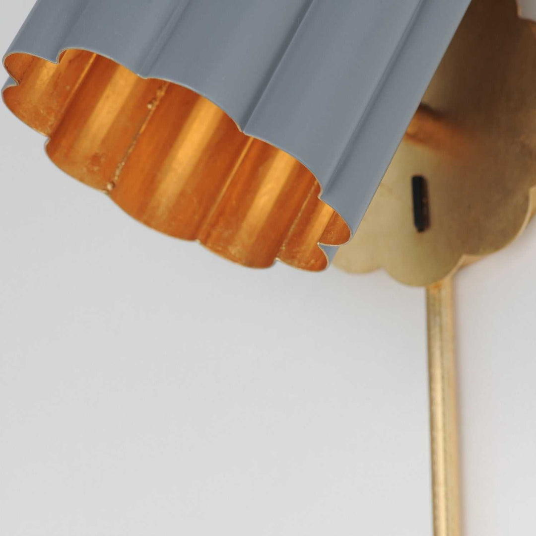 Maxim - 18050DGGL - One Light Wall Sconce - Primrose - Gold Leaf