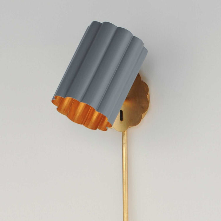 Maxim - 18050DGGL - One Light Wall Sconce - Primrose - Gold Leaf